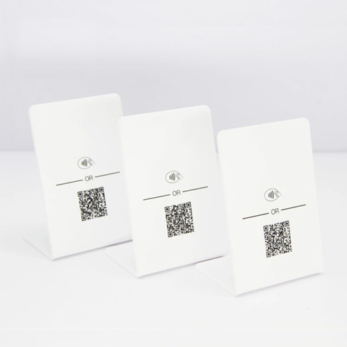 Stand de exhibición código QR