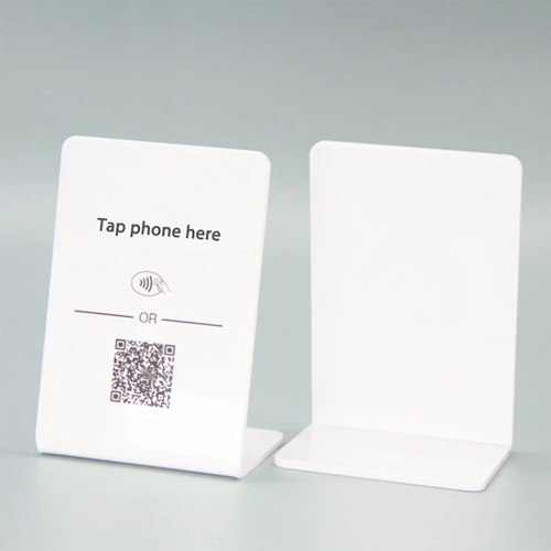 Stand de exhibición código QR