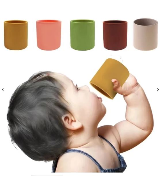 vaso de silicona para bebé