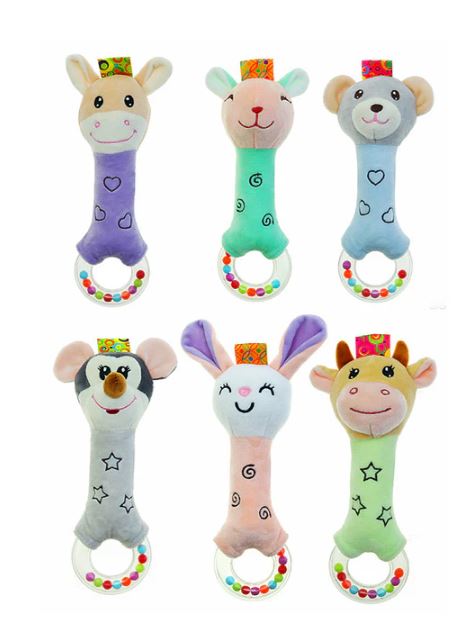 juguete sonajero de mano para bebé