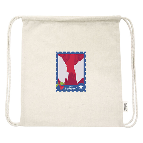 Bolsa mochila de algodón 