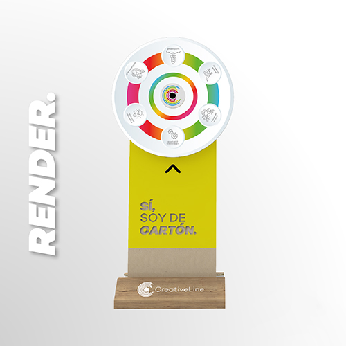 Ruleta CV1 ECO – Cartón