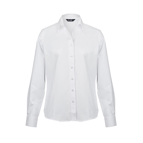 BLUSA OXFORD CLASSIC MANGA LARGA MUJER