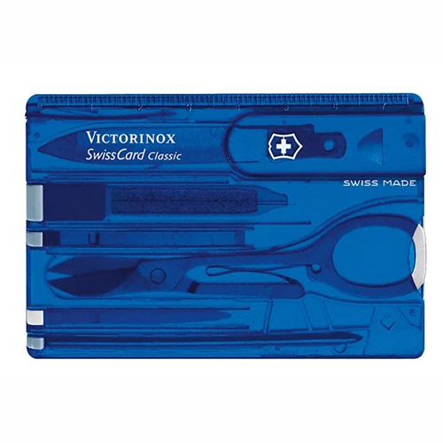 Multiherramienta Swisscard Lite 0.7300.T / Color Azul