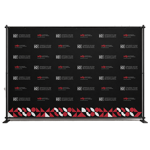 PANEL PUBLICITARIO TUBO TEXTIL RECTO 300 X 230 CMS