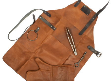 Set Asador de Gamuza de Búfalo