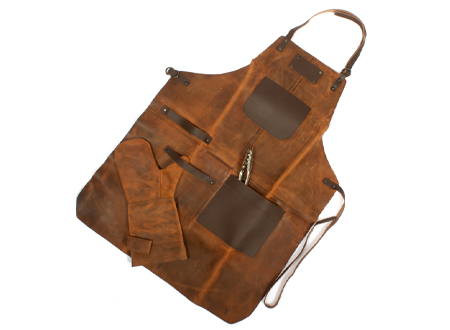 Set Asador de Cuero de Búfalo