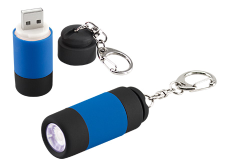 Llavero-Linterna LED Cargador USB