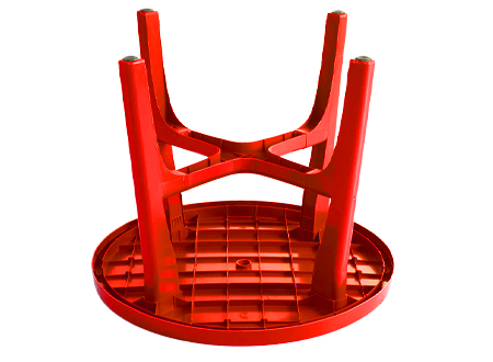 Mesa Plástica Redonda