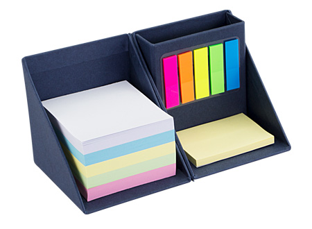 Memo Set Cubo Ecológico con Porta-Lápices