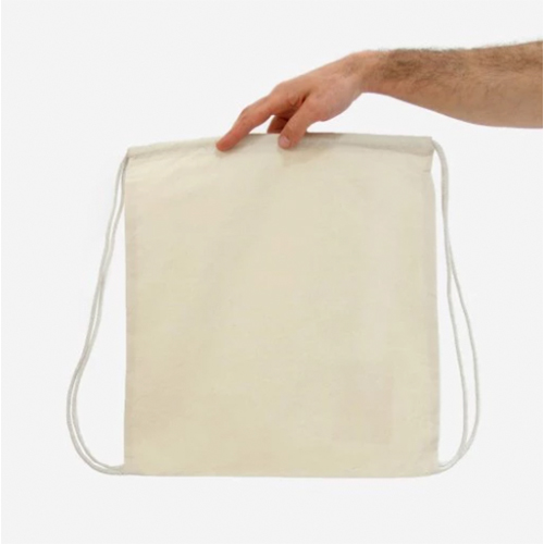 Mochila de Algodón 6 onzas tipo mochila 42x38 (cm)