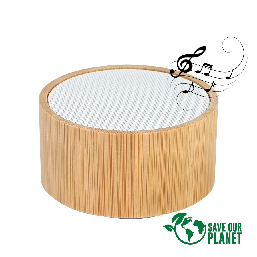 Parlante Altavoz Bluetooth de Bamboo
