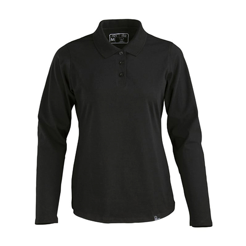 Polera Polo DryFresh Smooth® 60% Algodón Manga Larga Mujer