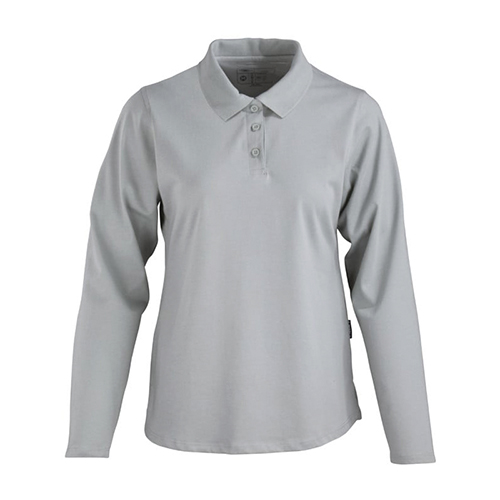 Polera Polo DryFresh Smooth® 60% Algodón Manga Larga Mujer