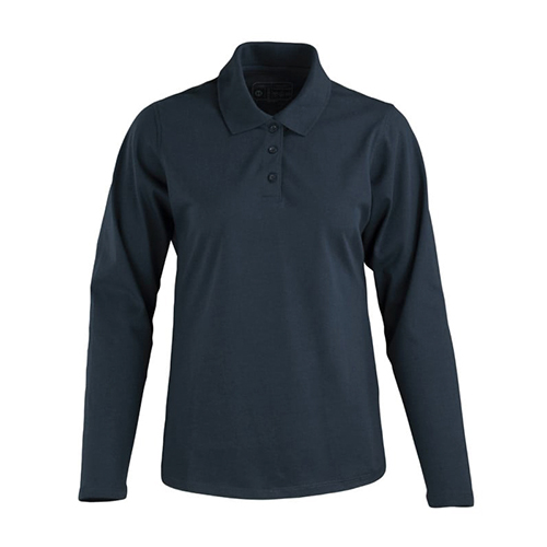 Polera Polo DryFresh Smooth® 60% Algodón Manga Larga Mujer