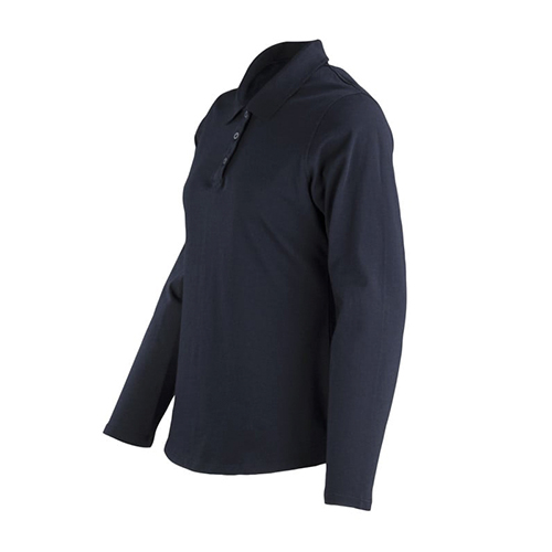 Polera Polo DryFresh Smooth® 60% Algodón Manga Larga Mujer