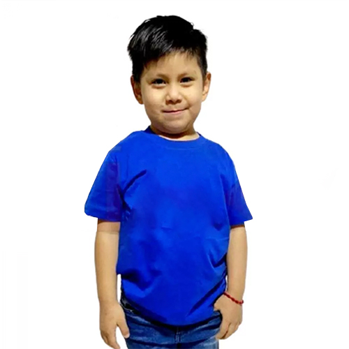 Polera niño cuello polo