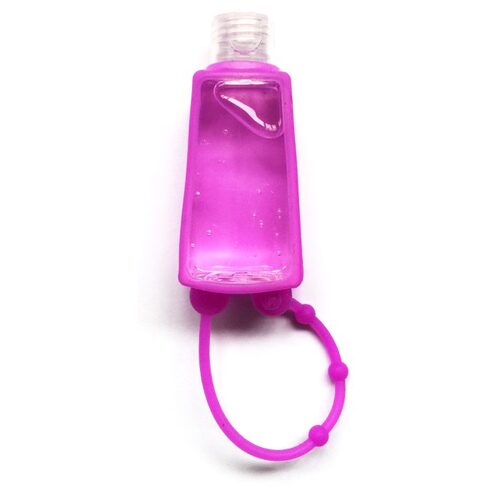 Envase con Alcohol gel Transportable Hanger