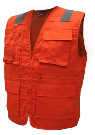 Chaleco Geólogo Gabardina Sin Manga Unisex