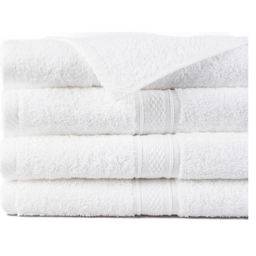 Toalla Baño Blanco 650 grs/m2 Con Guarda