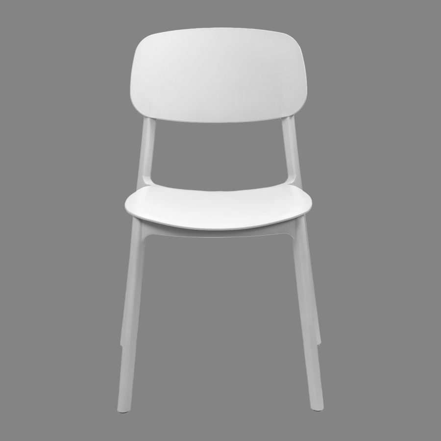 Silla apilable de plástico rígido  Silla apilable de plástico rígido