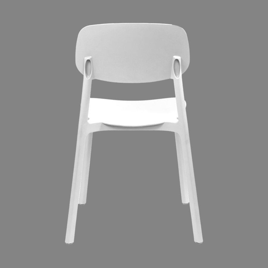 Silla apilable de plástico rígido  Silla apilable de plástico rígido