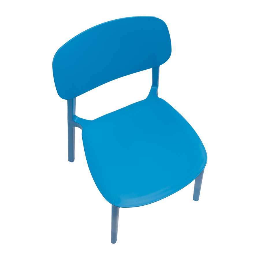 Silla apilable de plástico rígido  Silla apilable de plástico rígido
