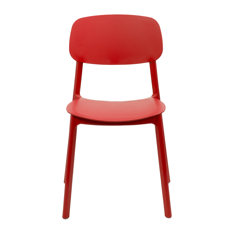 Silla apilable de plástico rígido  Silla apilable de plástico rígido