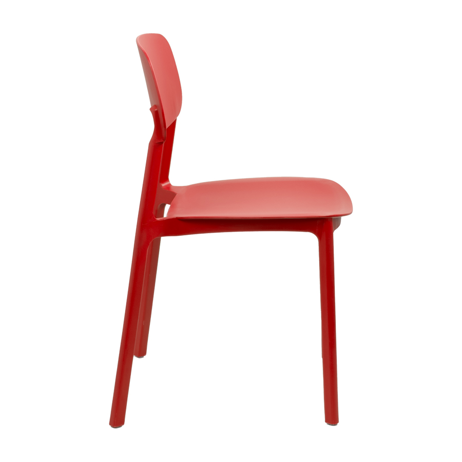 Silla apilable de plástico rígido  Silla apilable de plástico rígido