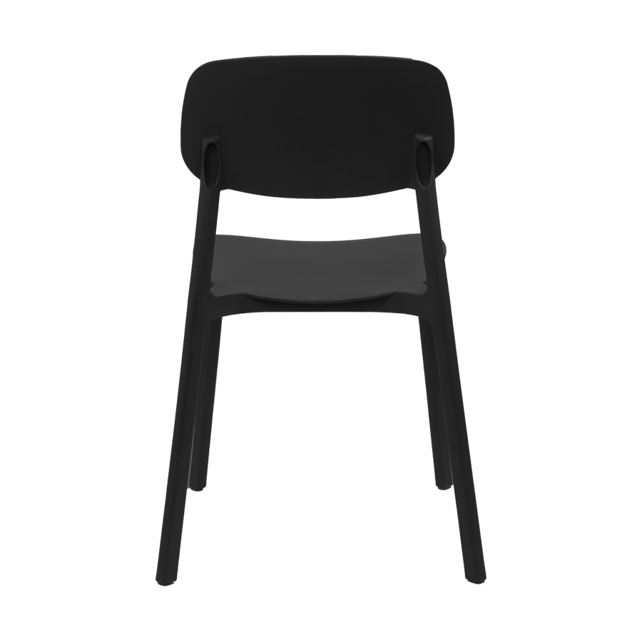 Silla apilable de plástico rígido  Silla apilable de plástico rígido