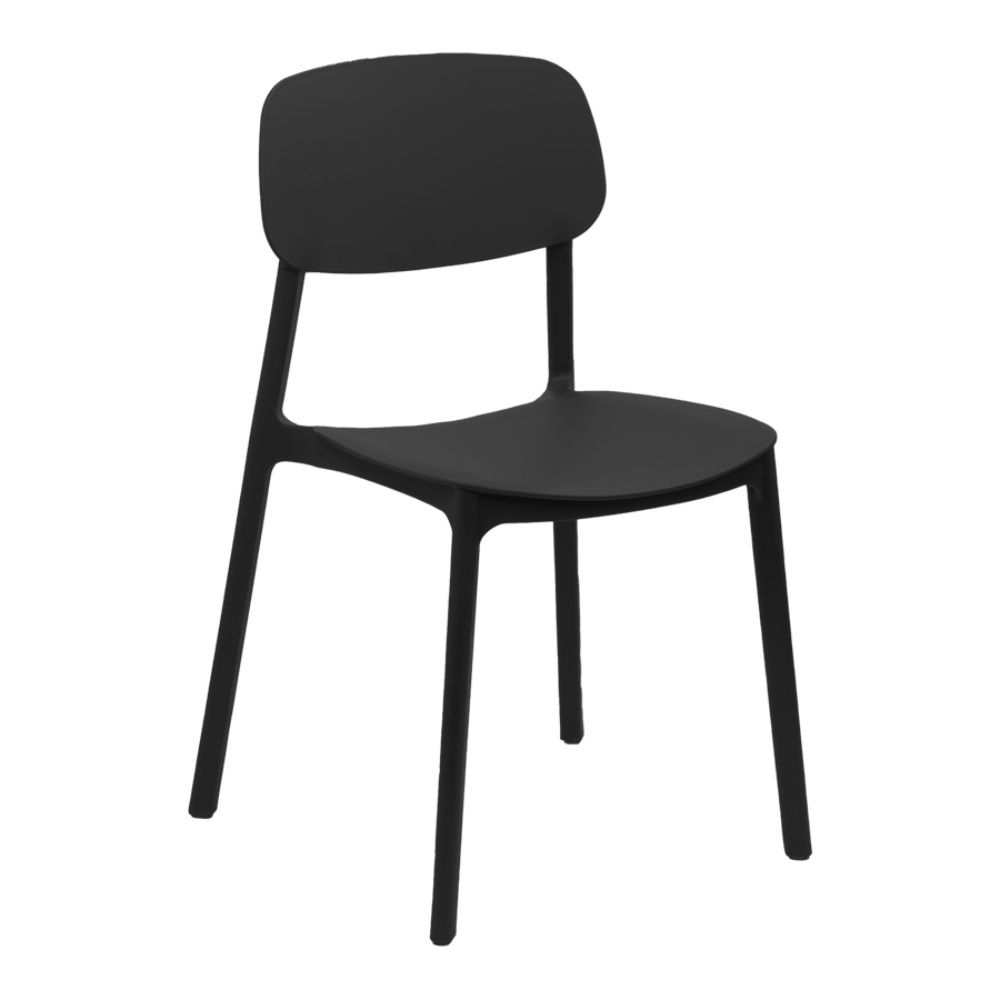 Silla apilable de plástico rígido  Silla apilable de plástico rígido