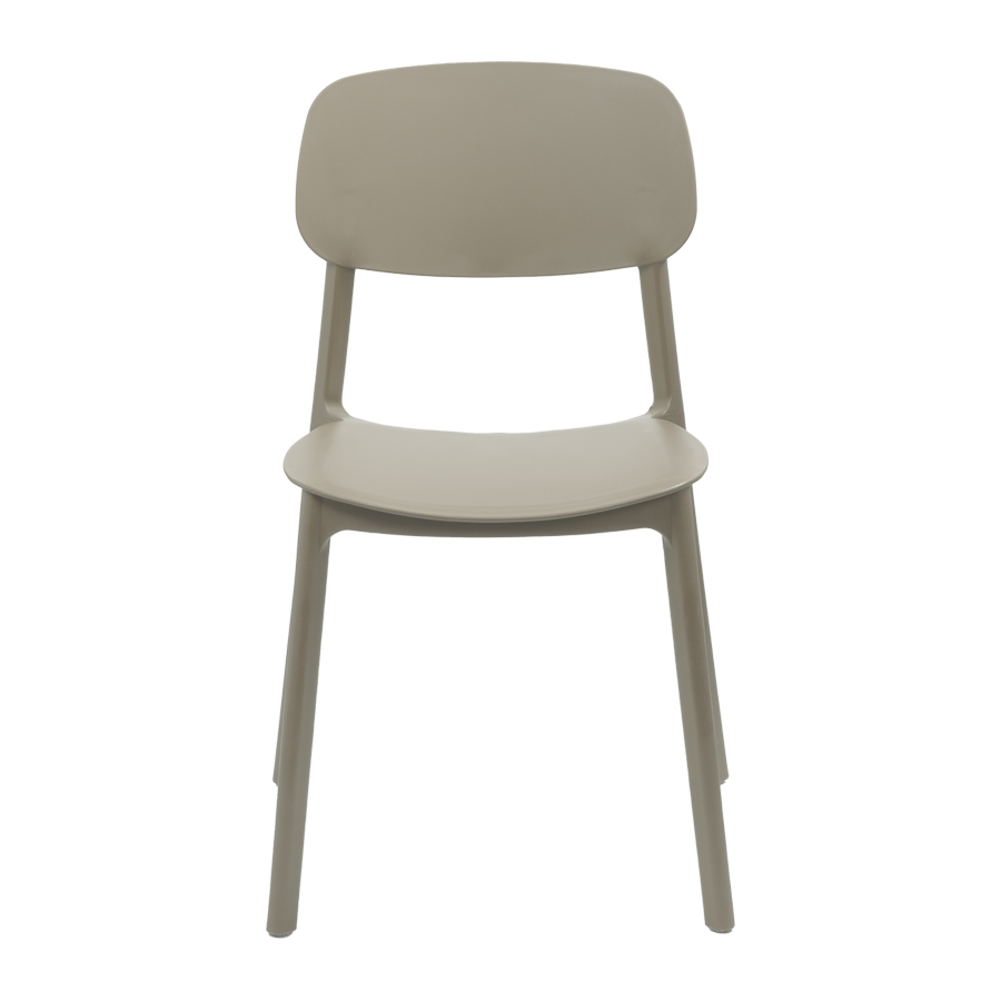 Silla apilable de plástico rígido  Silla apilable de plástico rígido