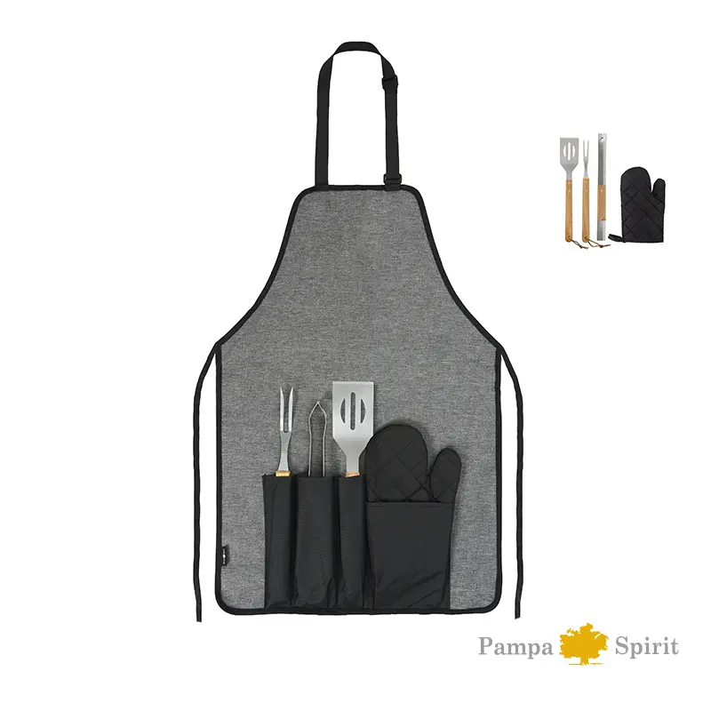 Set bbq Delantal Grill