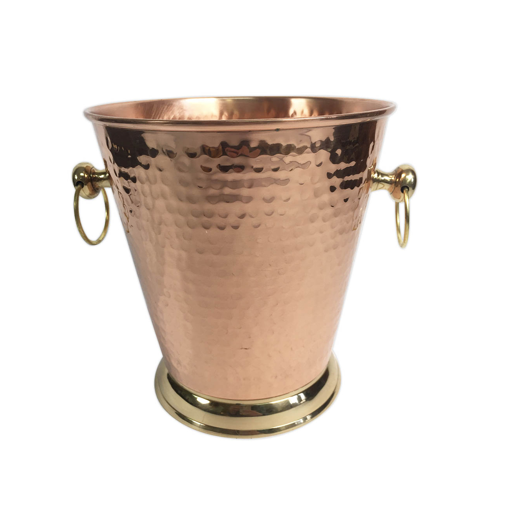 Hielera de cobre y bronce