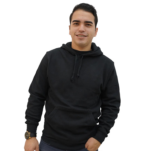 Polerón tipo canguro hombre