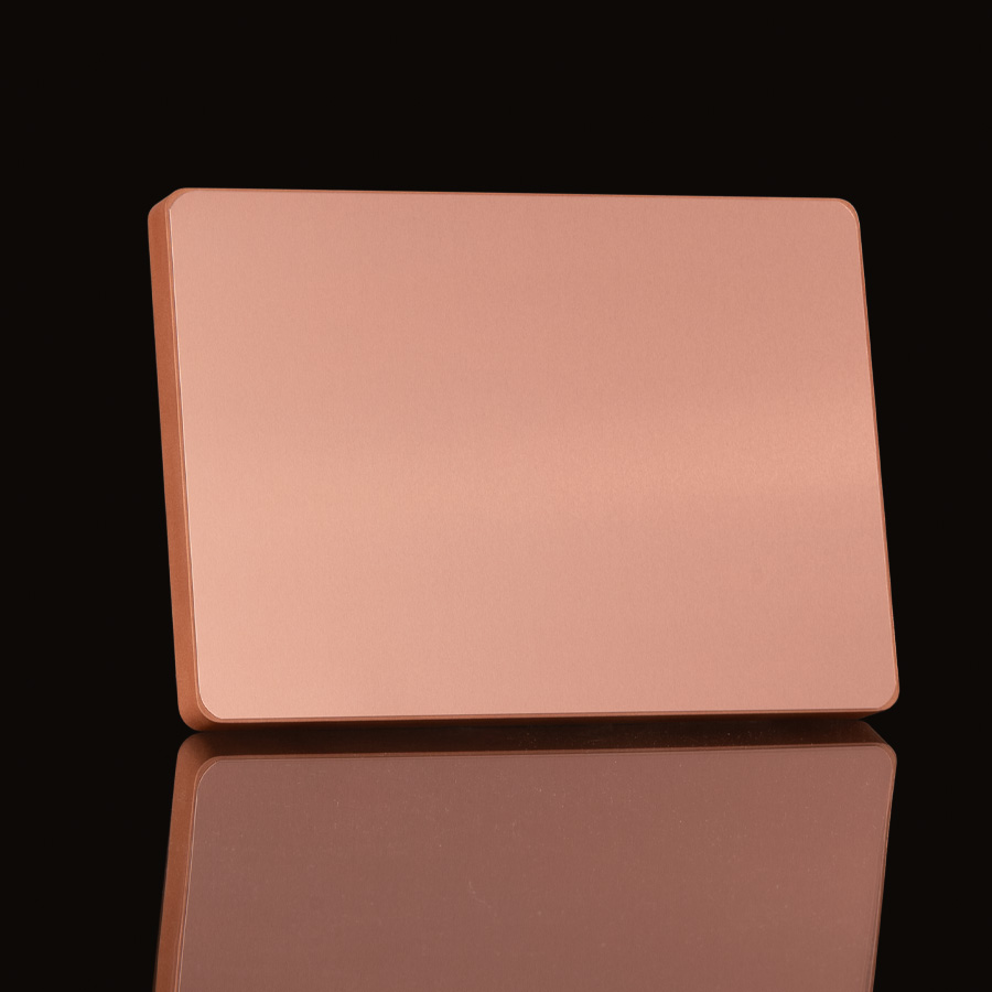 Placa Galvano encobrizado 