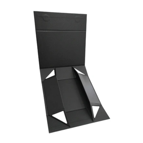 Caja Plegable Lujo C/ Cierre Magnético-Negra-30-40-10